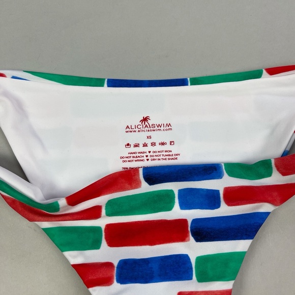 NWT Alicia Swim Linda Bottoms in Bricks - Picture 8 of 9